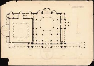 Berliner Dom: Grundriss, 2. Fassung