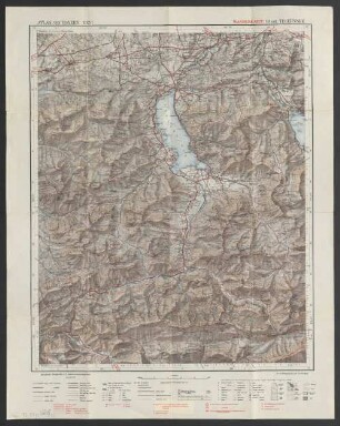 Topographischer Atlas von Bayern : [Einzelblätter], 91. Tegernsee