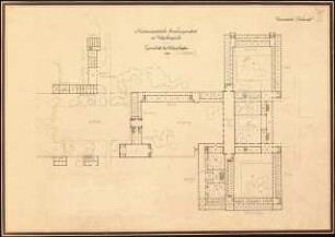 Nationalpolitische Erziehungsanstalt im Weserbergland Schinkelwettbewerb 1941: Grundriss EG 1:500