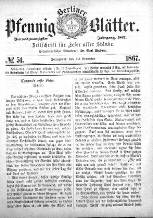 No. 51, Sonnabend, den 14. December