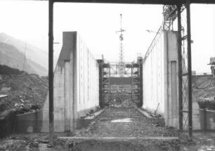 Schleuse Wintrich/Mosel im Bau