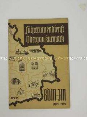 Regionales Schulungsheft für BDM-Führerinnen