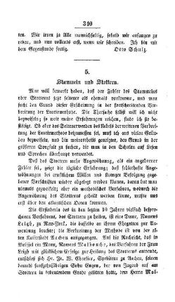 Stammeln und Stottern