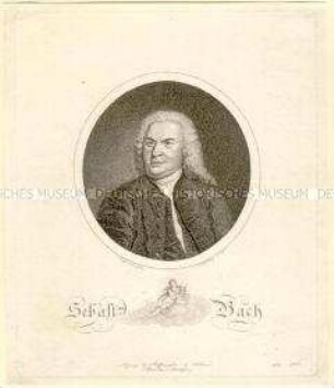 Porträt des Komponisten Johann Sebastian Bach