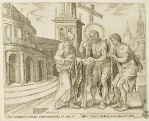 Der Mensch findet Erlösung in der Kirche Christi, Blatt 4 aus der Folge "Christus als barmherziger Samariter"