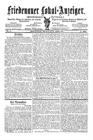 Nr. 11, 14.01.1914