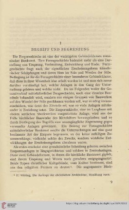 Begriff und Begrenzung