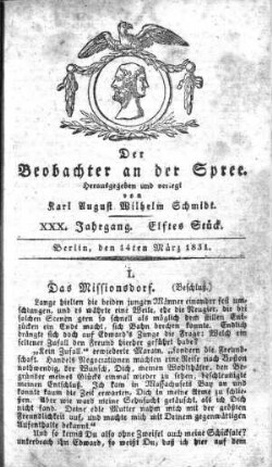 11. Stueck, 14. Maerz 1831