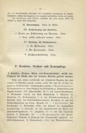 IV. Fürsorge für Auswanderer