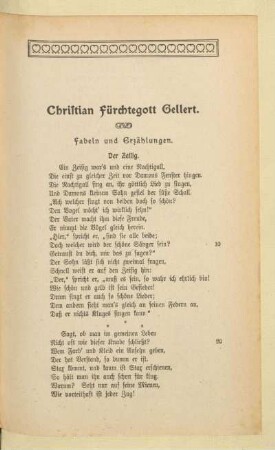 Christian Fürchtegott Gellert