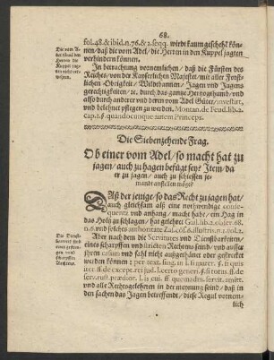 Die Siebenzehende Frag.