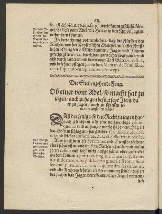 Die Siebenzehende Frag.