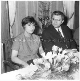 Tatjana Samoilowa und Sergej Bondartschuk im Berliner Hotel Kempinski