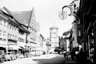 Wangen im Allgäu: Ravensburger Tor, von der Herrenstraße