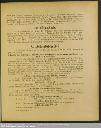 X. Lehrerbibliothek