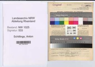 Entnazifizierung Anton Schillings , geb. 27.09.1887 (Lehrer)