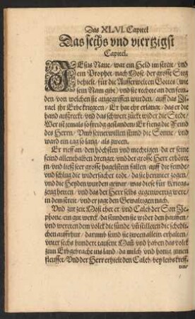 Das sechs und viertzigst Capitel.