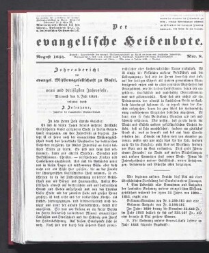 August 1854. Nro. 8