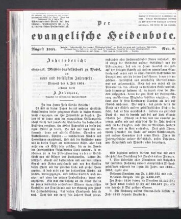 August 1854. Nro. 8