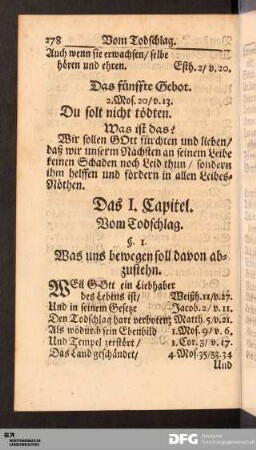 Das fünffte Gebot.