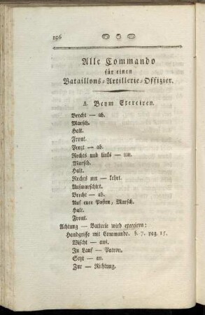 Alle Commando für einen Bataillons-Artillerie-Offizier