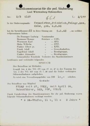 Neumeister, Friedrich