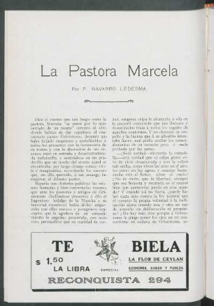 La Pastora Marcela