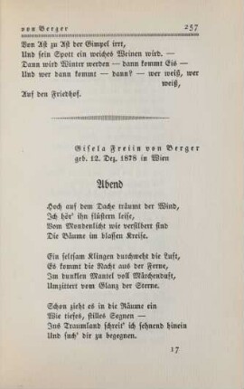 Gisela Freiin von Berger