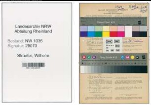 Entnazifizierung Wilhelm Straeter , geb. 11.03.1893 (Steiger)