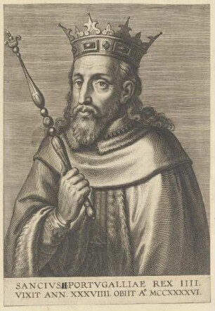 Bildnis von Sancivs II., König von Portugal