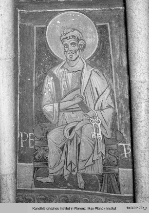 Apostel Petrus - Oberste Zone und erste Figurenreihe