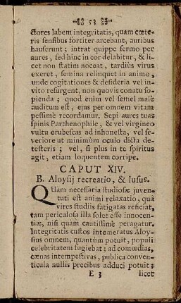 Caput XIV. - Caput XVIII.