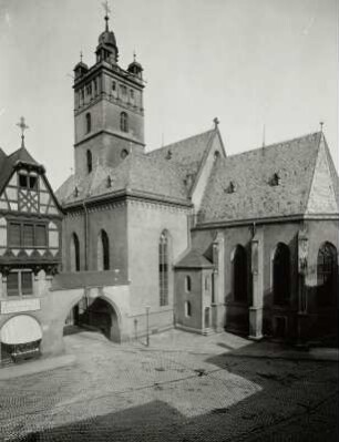 Darmstadt, Stadtkirche : Darmstadt. Stadtkirche. Ansicht von Südosten
