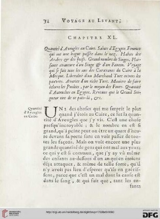 Chapitre XL: Quantité d’Aveugles au Caire, Saints d’Egypte. […]