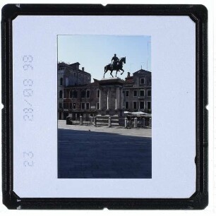 Venedig, Verrocchio, Reiterstandbild Colleoni,Venedig, Campo Santi Giovanni e Paolo