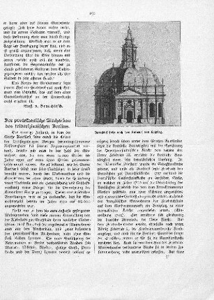 Abbildung: Parochialkirche nach dem Entwurf von Nehring