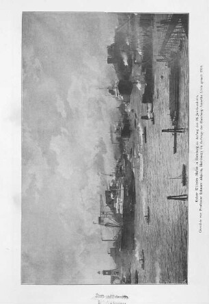 Kaiser Wilhelm-Hafen in Hamburg u Anfang des 20. Jahrhunderts.