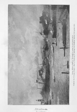 Kaiser Wilhelm-Hafen in Hamburg u Anfang des 20. Jahrhunderts.