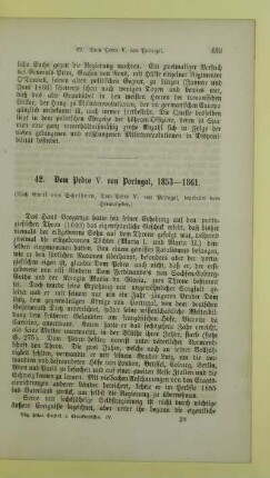42. Dom Pedro V. von Portugal, 1853 - 1861