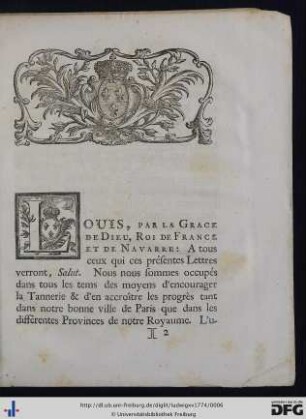 Lettres Patentes Du Roi.