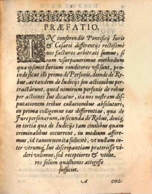 Collatae Differentiae. Inter Ivs Caesarevm Et Pontificivm
