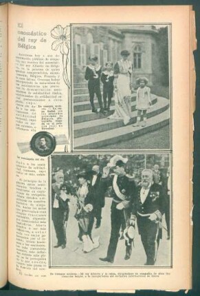 El onomástico del rey de Bélgica