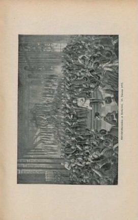 Kaiserproklamation zu Versailles. 18. Januar 1871