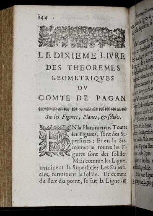 Livre X. Sur les Figures, Planes et Solides.