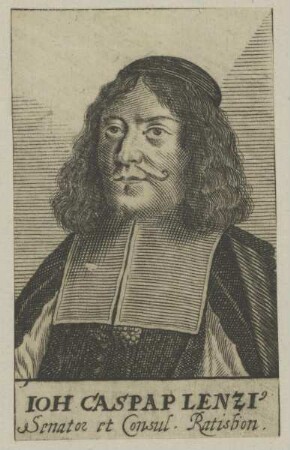 Bildnis des Iohann Caspar Lenzius