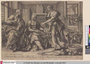 [Christus im Haus von Martha und Maria; Christ at the house of Martha and Maria]