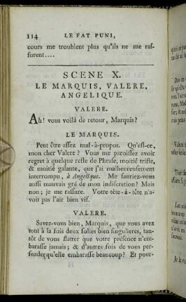 Scene X. Le Marquis, Valere, Angelique