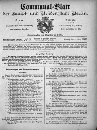 1887,13: No. 13, 27. März 1887