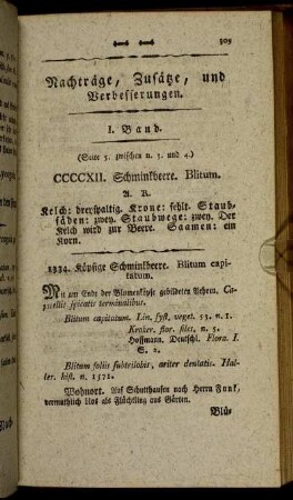 Nachträge, Zusätze, und Verbesserungen.