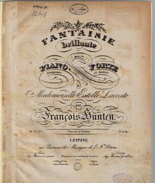 Fantaisie brillante : pour le piano-forte ; op. 48, No. 1